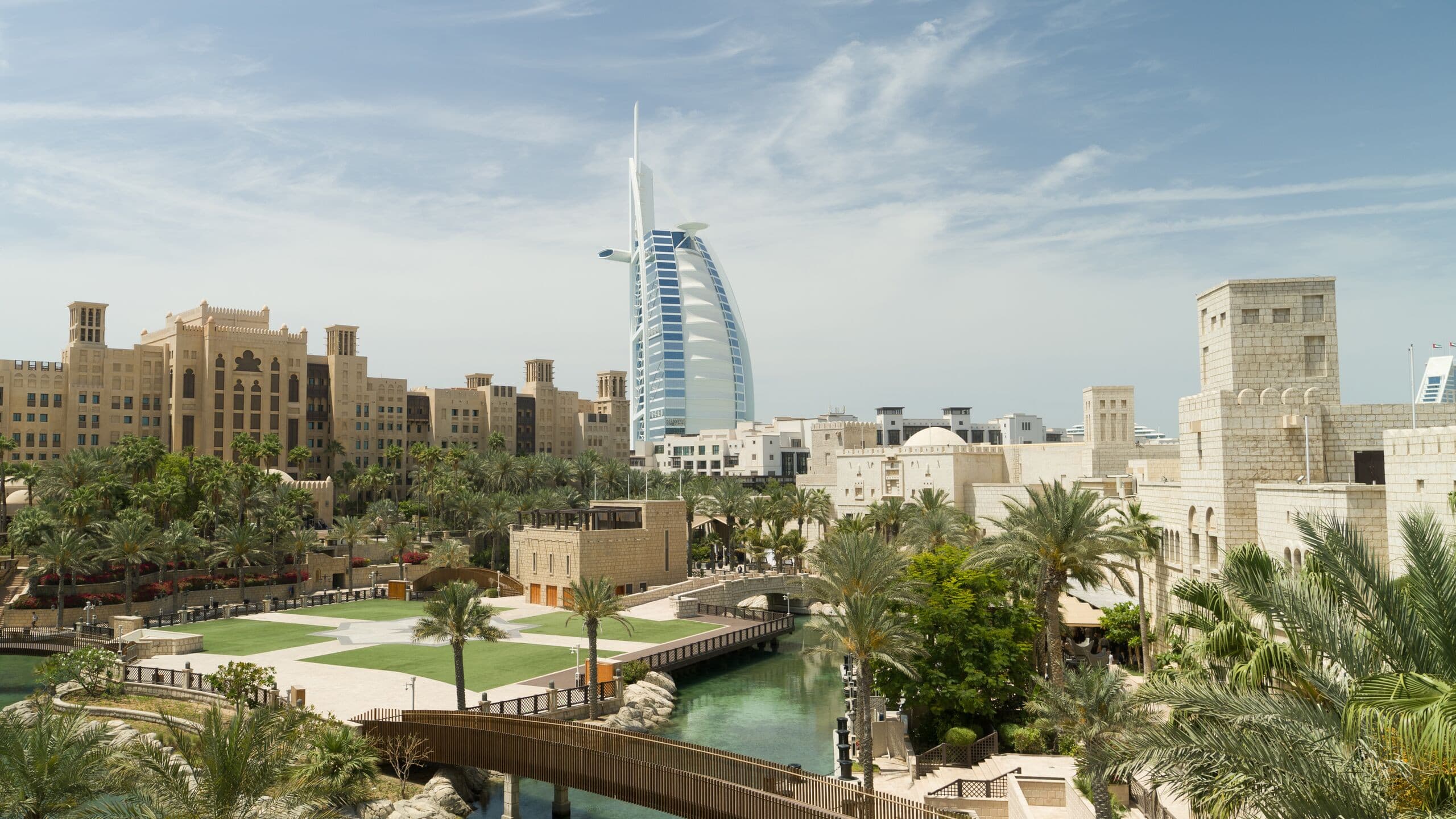 Madinat Jumeirah with Burj Al Arab, Dubai